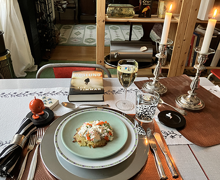 Råraka med Crème fraiche rom lök riesling Hopptimisten Tre timmar