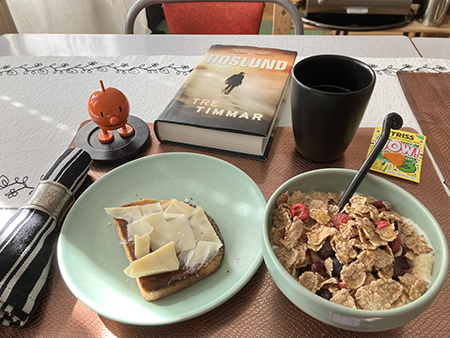 Söndagsfrukost med Hopptimisten Tre timmar o Trisslott