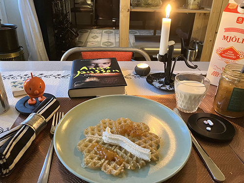 Första våfflan med Hopptimisten o Rädslans labyrint