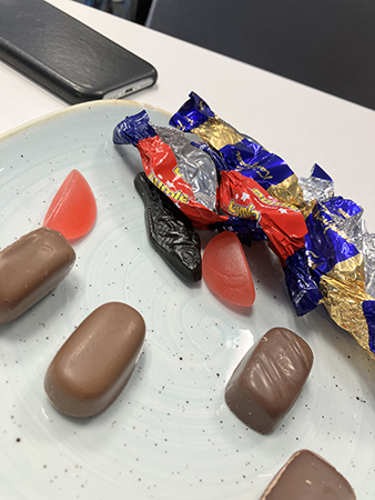 Godis i konferenslokalen