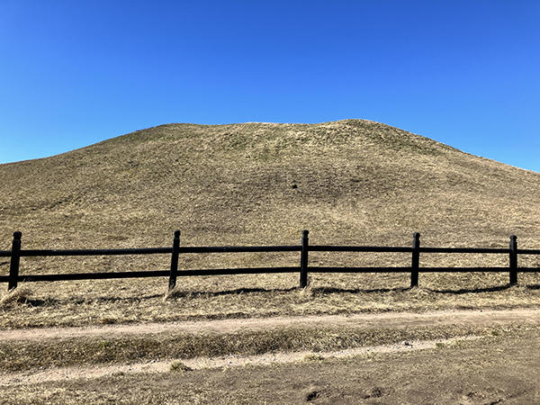 Gravhög Gamla Uppsala 2 23 mars 2025