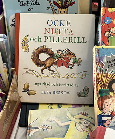 Gamla barnböcker Ocke Nutta o Pillerill Ulva diversehandel