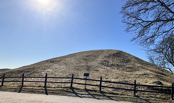 Gravhög Gamla Uppsala 4 23 mars 2025