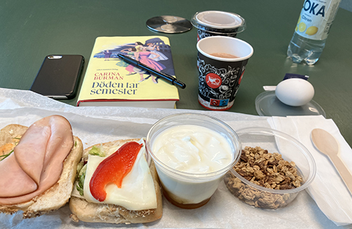 Jobblunch den sista med Döden tar semester