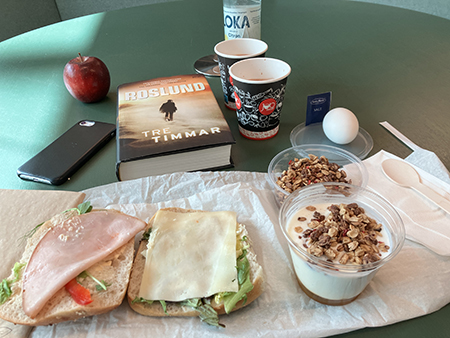 Jobblunch med solkant o Tre timmar