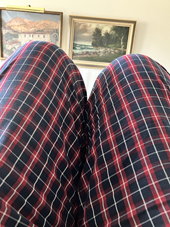 Vilar med benen upp i stället för förmiddagsfika