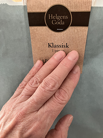 Handpåläggning på Helgens goda kasse från ICA Torgkassen v 17 2025