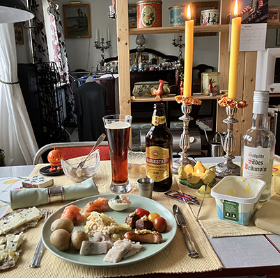 Påskdagsmiddag med Hopptimisten