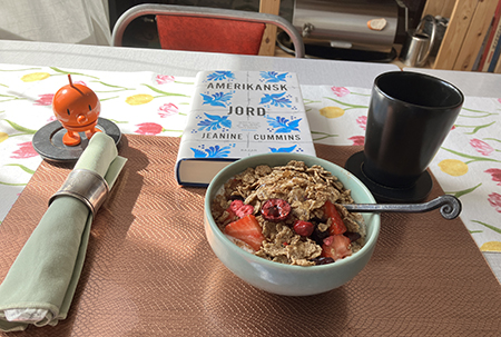 Söndagsfrukost med fil Hopptimisten och Amerikansk jord