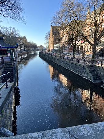 Fyrisån april 2025 från Nybron