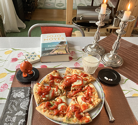 ICAs mozarellapizza Hopptimisten o Bortom horisonten