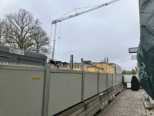 St Olofsgatan avstängd utanför Trillerbutiken