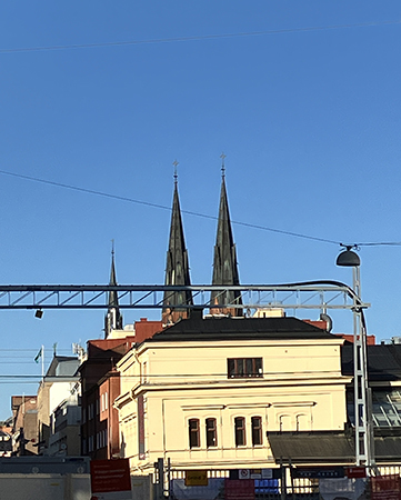 Domkyrkotornen fotade från St Persgatan