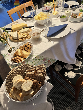 Sillbordet uppdukat hos IM