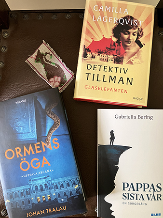 Bokbyte från Ormens öga till Pappas sista vår och Glaselefanten