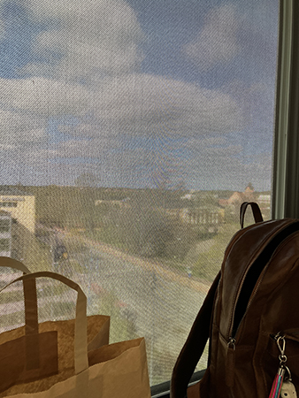 Ny utsikt från jobbfönstret