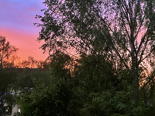 Solnedgång 2 den 17 maj 2025