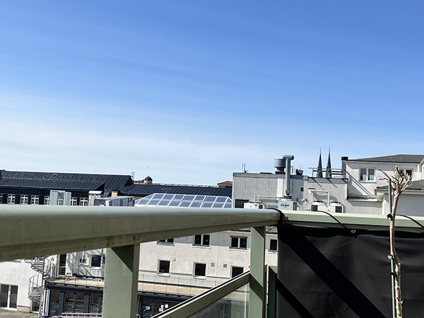 Utsikten från balkongen