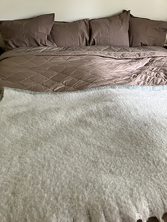 Renbäddat i lattefärg