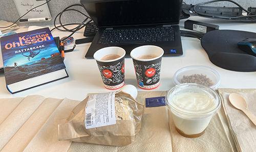 Skrivbordslunch med Nattankare