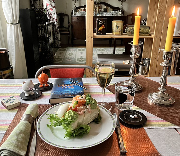 Smörgåstårta o GWs riesling med Hopptimisten o Hopptikissen o Ormens öga