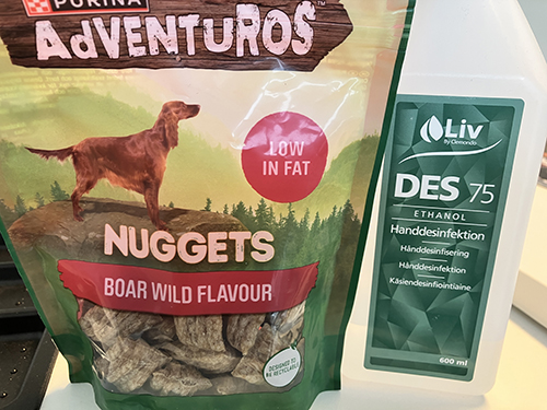 Hundgodis och handsprit