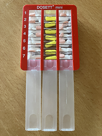 Dosetten är påfylld för nästa vecka