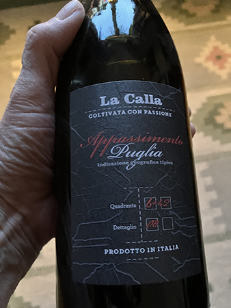 La Calla Appassimento Puglia 2023 La Calla Appassimento Puglia 2023