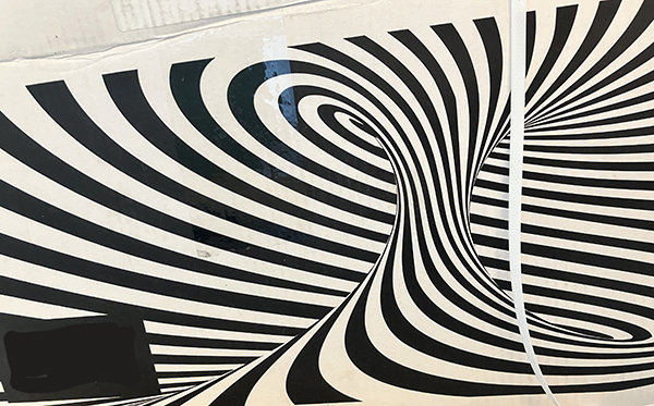 Psykedelisk låda på jobbet