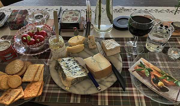 Ostbricka med appassimento i glaset