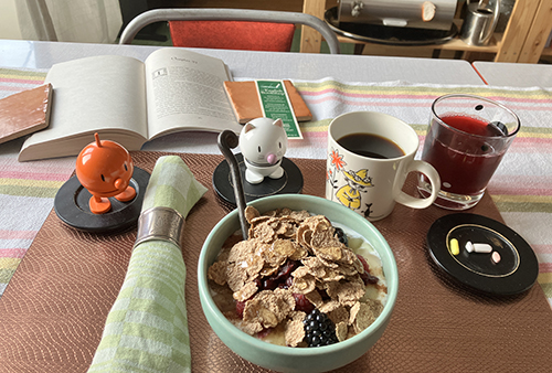 Torsdagsfrukost med Hopptisarna o bokuppslag slutet av en bok