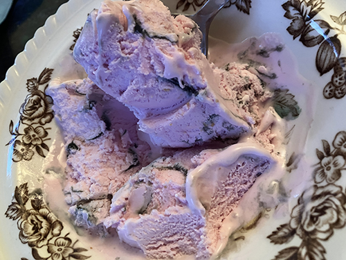 Lakrits o hallonglass