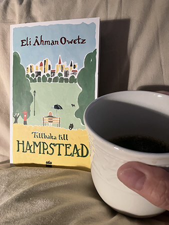 Boken tillbaka till Hampstead och kaffe på sängen
