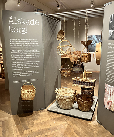 Utställning om korgar Upplandsmuseet