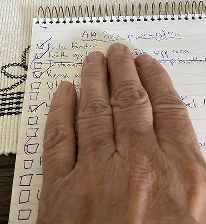 Att fixa på semesternlista 2025