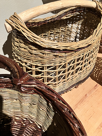 Korgar på utställningen Upplandsmuseet