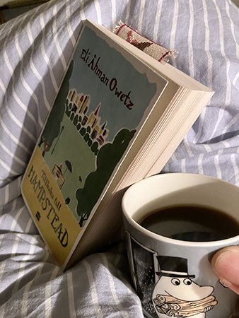 Tillbaka till Hampstead o kaffe på sängen i Muminpappanmugg Tillbaka till Hampstead o kaffe på sängen i Muminpappanmugg