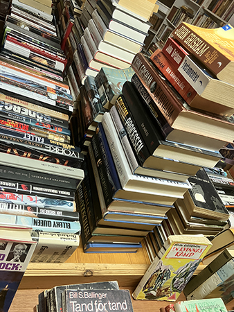 Bokhögar hos Bok-Anna i hamnen