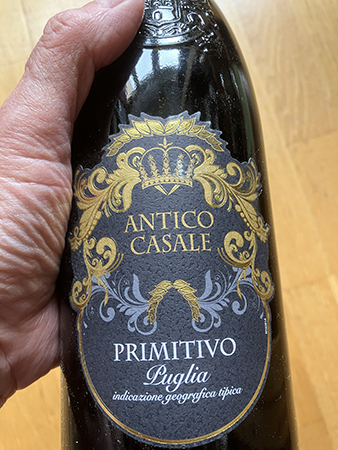 Antico Casale Primitivo Puglia IFT 2023