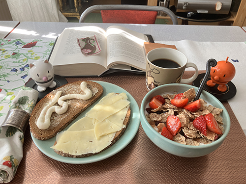 Brunch fil och mackor med Hopptisarna o bokuppslag