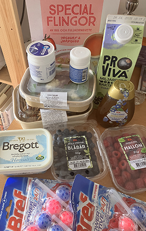 Flingor Pro Viva tuggummi fluortabletter honung Bregott bär toaspolmojänger