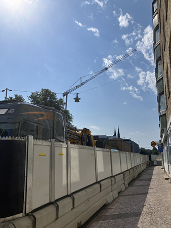 Järnvägsövergången vid St Olof 15 aug 2025