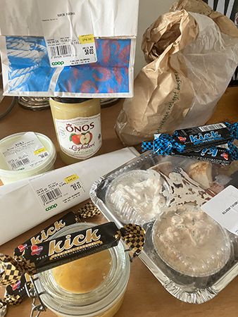 Skaldjur Boländsk tapaslåda aioli Kick marmelad äpplemos