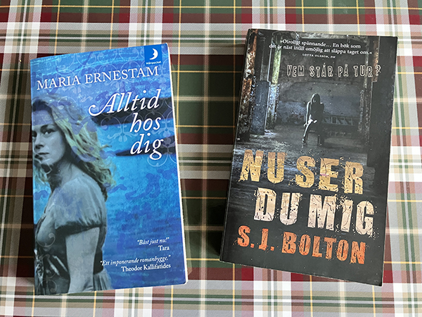 Böckerna Alltid hos dig och Nu ser du mig