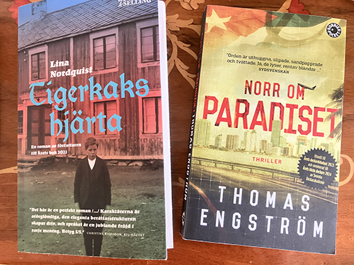 Böckerna Tigerkakshjärta och Norr om paradiset Böckerna Tigerkakshjärta och Norr om paradiset