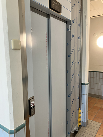 Hissen på entréplan