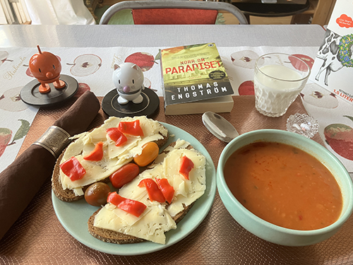 Smörgås och gazpacho med Hopptisarna och Norr om paradiset