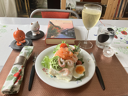 Smörgåstårta GWs riesling Hopptisarna och Kärleksroman