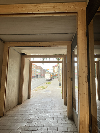 Gångtunneln under järnvägen på Vaksalagatan