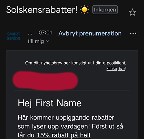 Hej First Name